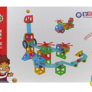 Magnetic Blocks with Running Ball 54 pcs