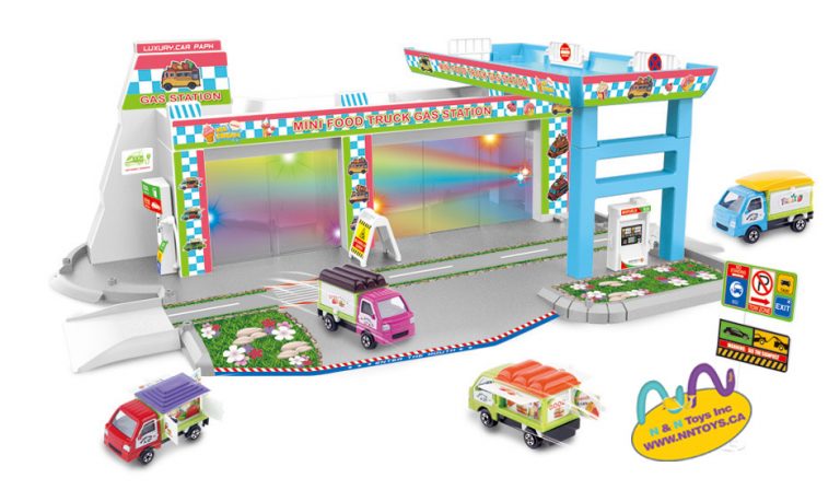 Mini Food Truck Gas Station - N&n Toys