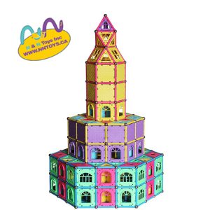 Magnetic building blocks foster brain development through fun and educational exploration. With high quality, durable construction and intelligent magnetic design, the possibilities and endless! Set includes the best materials, High Quality ABS Plastic and N38 magnets on side of the shape.